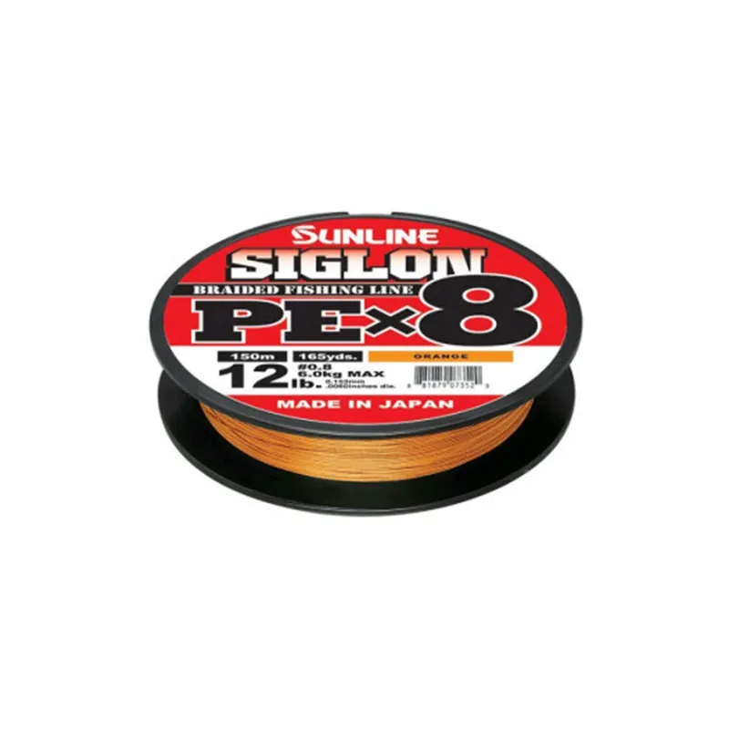 Finale Uitverkoop Fluorocarbon SUNLINE Siglon PE X8 Orange