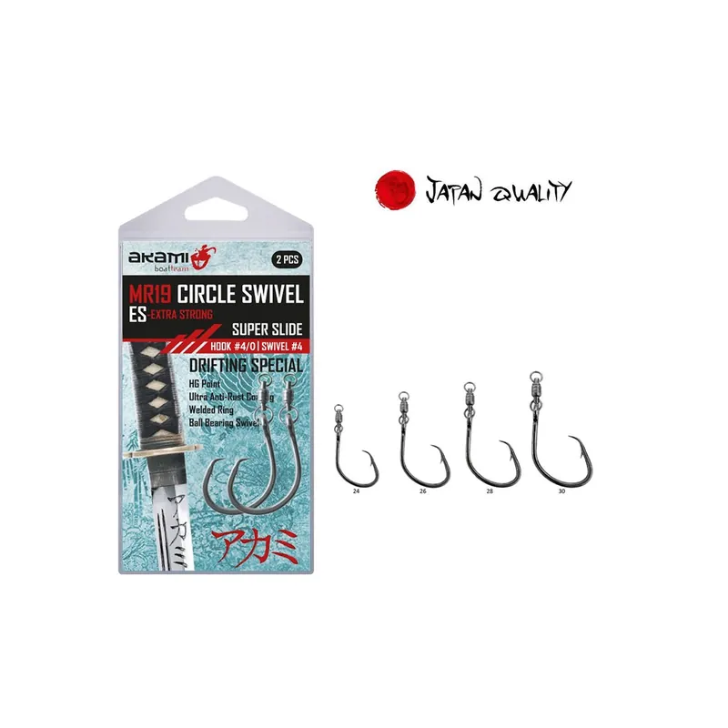 Ami da Pesca AKAMI Serie MR19 SWIVEL Betrouwbaar