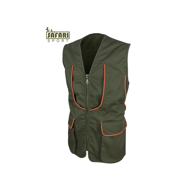 Gilet per Caccia e Trekking SAFARI RR30 Verde Goedkoop