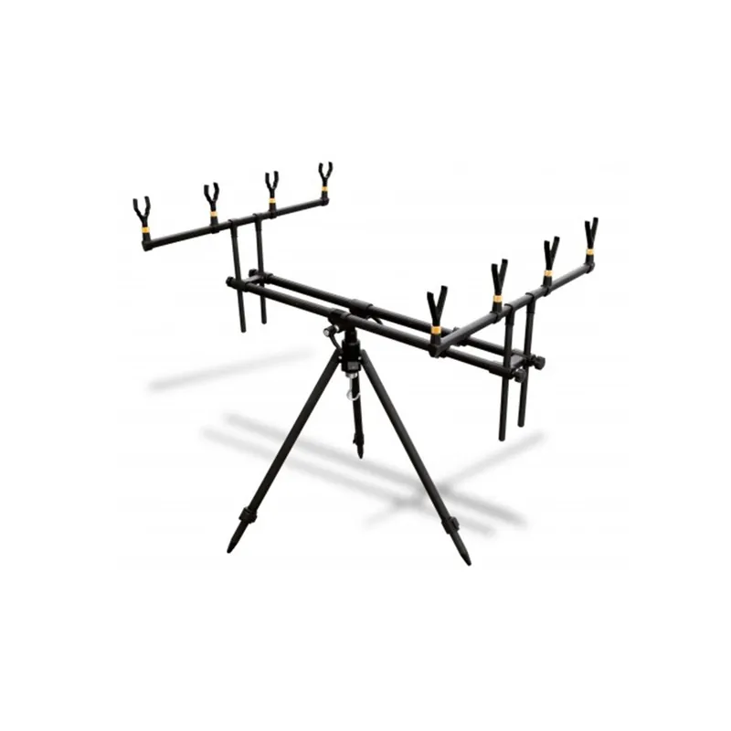 Laatste Versie LINEAEFFE Rod Pod Treppiede per 4 Canne da Carpfishing