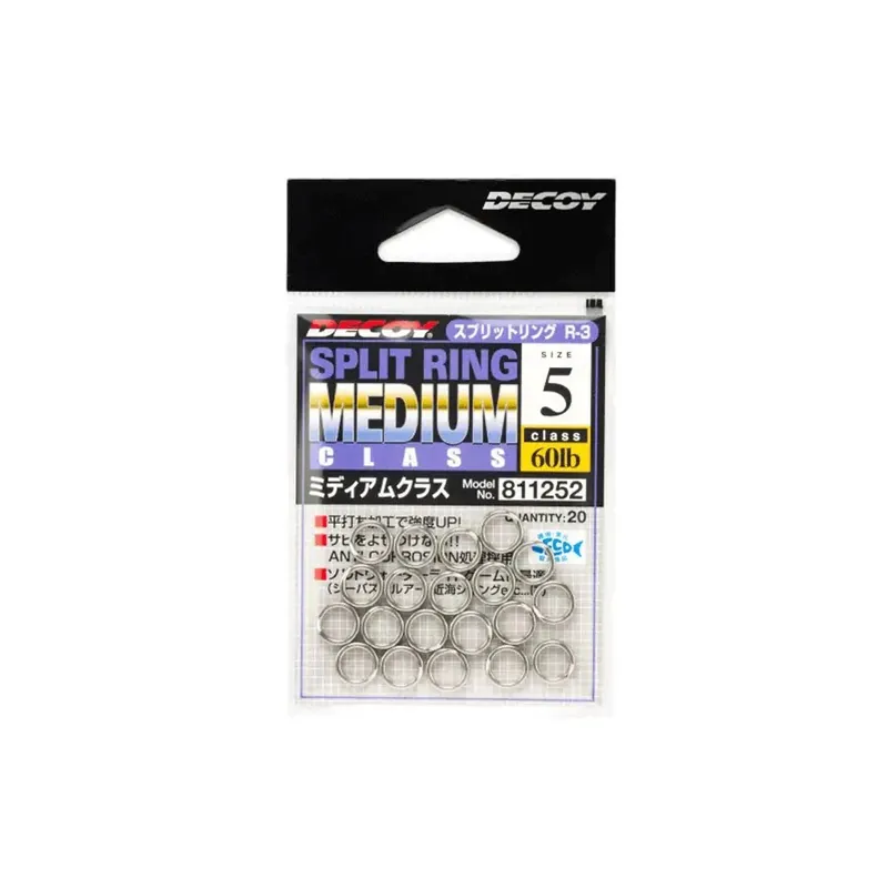 DECOY R-3 Split Ring Medium Class Silver Exclusieve Aanbieding