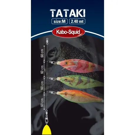 Kabo Squid Tataki Rig 240 cm - Montatura senza oppai Betrouwbaar
