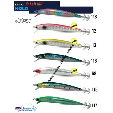 Jatsui Killer Calamaro Holo 10 e 13 cm Bestel Nu