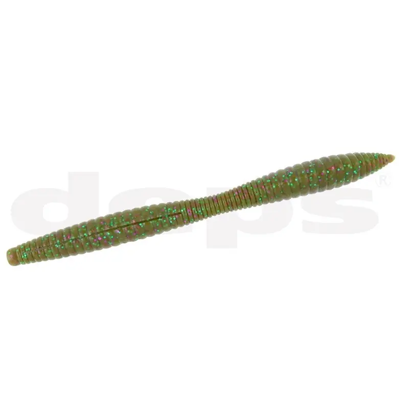 Grande worm lamellare a sezione variabile, estremamente lanciabile anche spiombato, è un‘ottima esca da wacky, texas, carolina, jika e free rig. Betrouwbaar