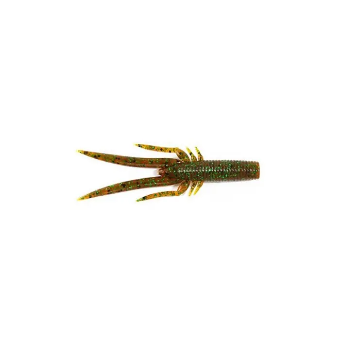 Korting GARY YAMAMOTO US SHRIMP è una imitazione di gambero da 3‘‘, ideale per pesca finesse o quandogli spot sono molto pressati ed i pesci particolarmente apatici. GARY YAMAMOTO CUSTOM BAITS produce softbaits negli Stati Uniti dall‘inizio degli anni ‘80. La particolarità delle softbaits Yamamoto sta nella mescola molto ricca di sale e molto pesante rispetto alle altre concorrenti. Questo permette un affondamento "naturale" dell‘esca.