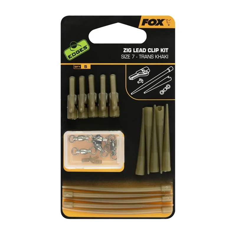 Zig Lead Clip Kit SZ 7 Trans Khaki - Pianeta Pesca Nu Kopen