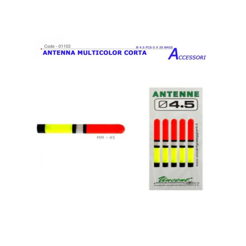 Vincent Antenna Corta Multicolor ⌀ 4.5 Direct Beschikbaar
