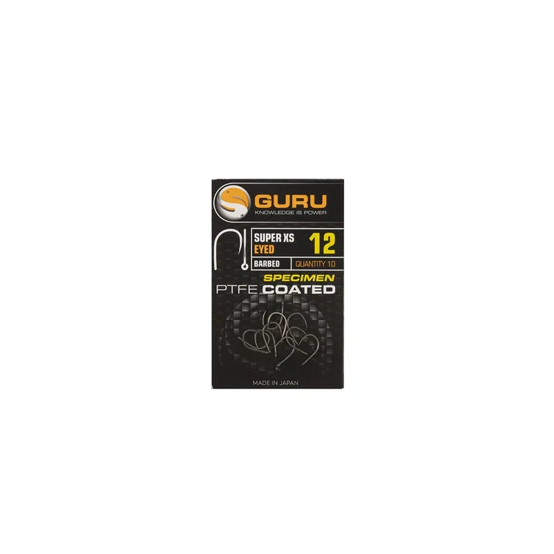 Ami Guru Super XS Eyed Barbed PTFE Coated - Pianeta Pesca Direct Beschikbaar