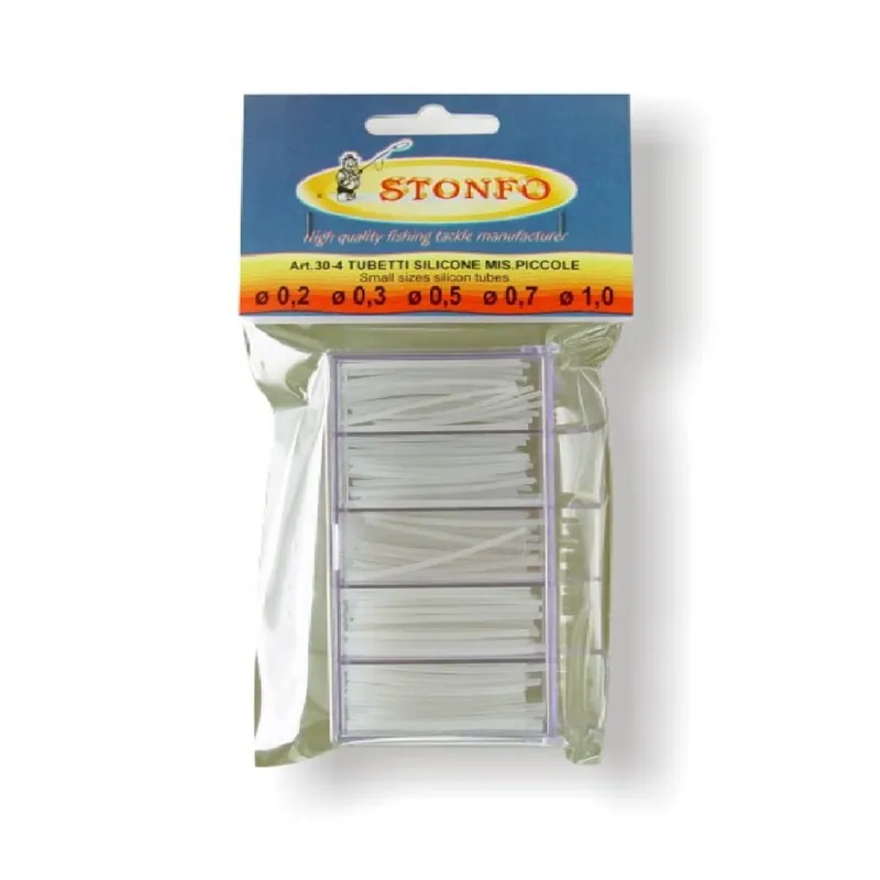 Tubetti Silicone Trasparente In Scatolina Mis. Piccole - Pianeta Pesca Speciale Aanbieding