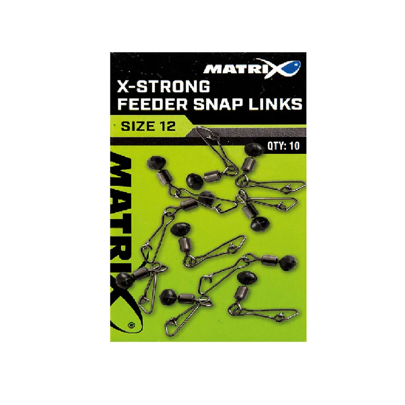 Weekendaanbieding X-Strong Feeder Bead Snap Links - Pianeta Pesca