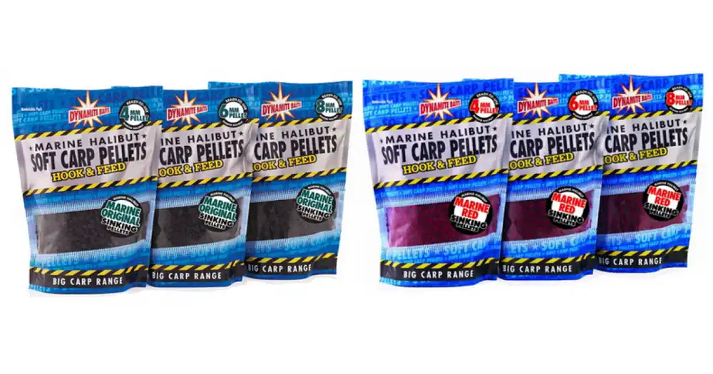 Premium DYNAMITE BAITS MARINE HALIBUT SOFT CARP PELLETS