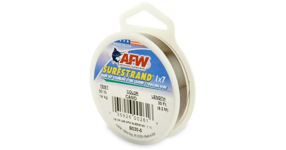 AMERICAN FISHING WIRE SURFSTRAND 1x7 Finale Uitverkoop