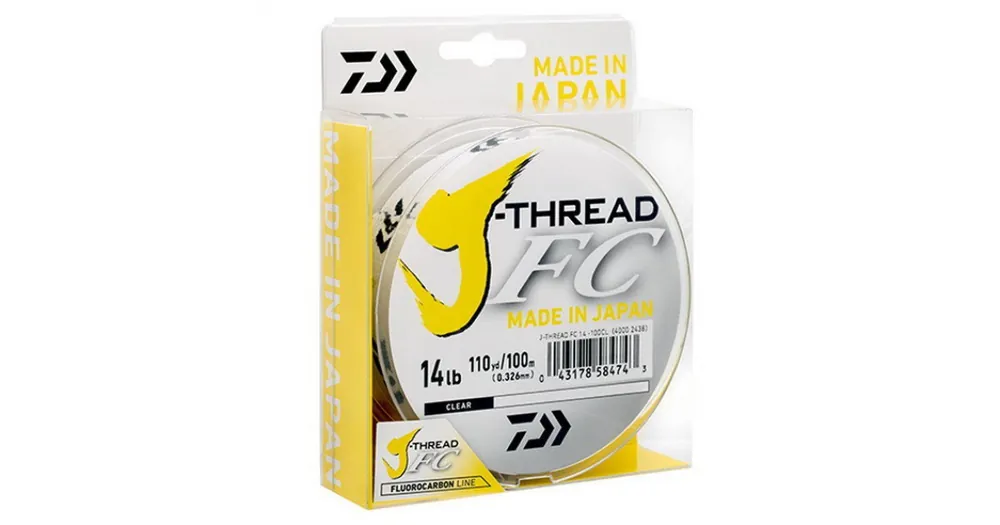 Lage Kosten DAIWA J-THREAD FC FLUOROCARBON LINE 100M