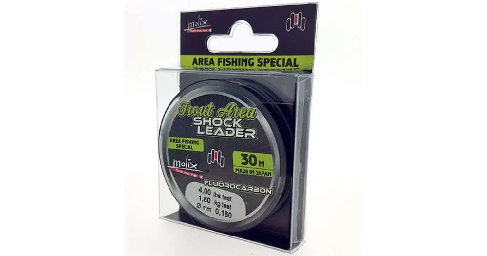 MOLIX TROUT AREA SHOCK LEADER FLUOROCARBON Favoriet