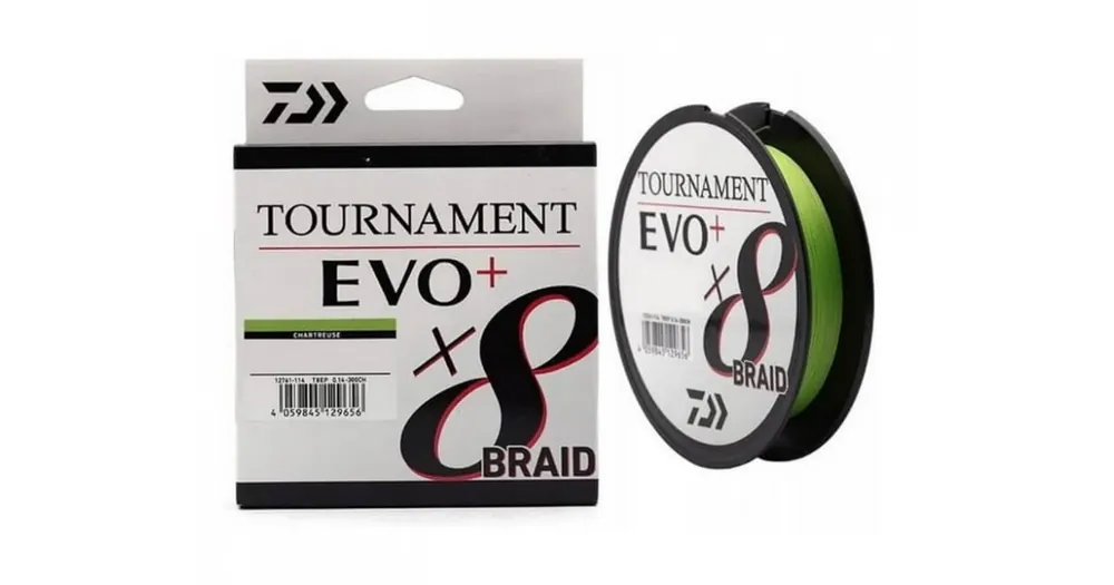 Bestseller DAIWA TOURNAMENT X8 BRAID EVO + CHARTREUSE 270M.
