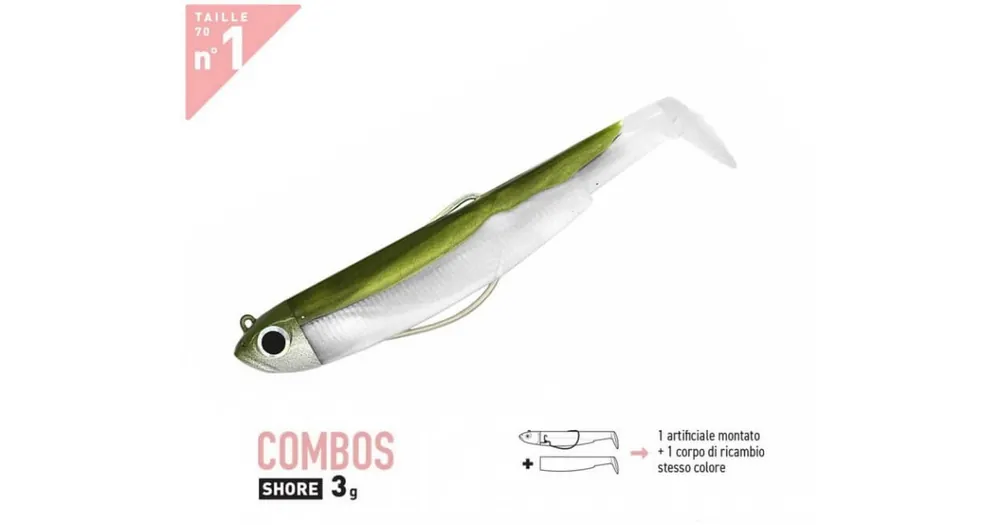 Weekendaanbieding FIIISH BLACK MINNOW 70 COMBO SHORE 3G.
