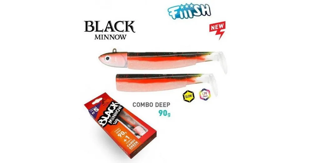 Veilige Betaling FIIISH BLACK MINNOW 140 COMBO DEEP 60G.