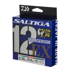 Actieprijs DAIWA UVF SALTIGA DURASENSOR x 12EX + Si3 MULTICOLOR 0.330mm.