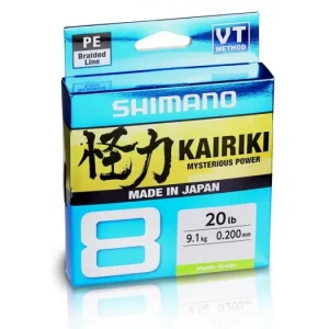 Aanbieding SHIMANO KAIRIKI 8 VT 150MT. MANTIS GREEN 0.230mm.