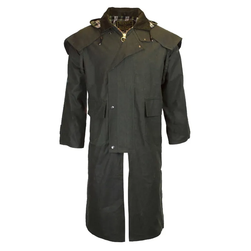 Walker and Hawkes Giacca Wax Stockman Cape Hoge Kwaliteit