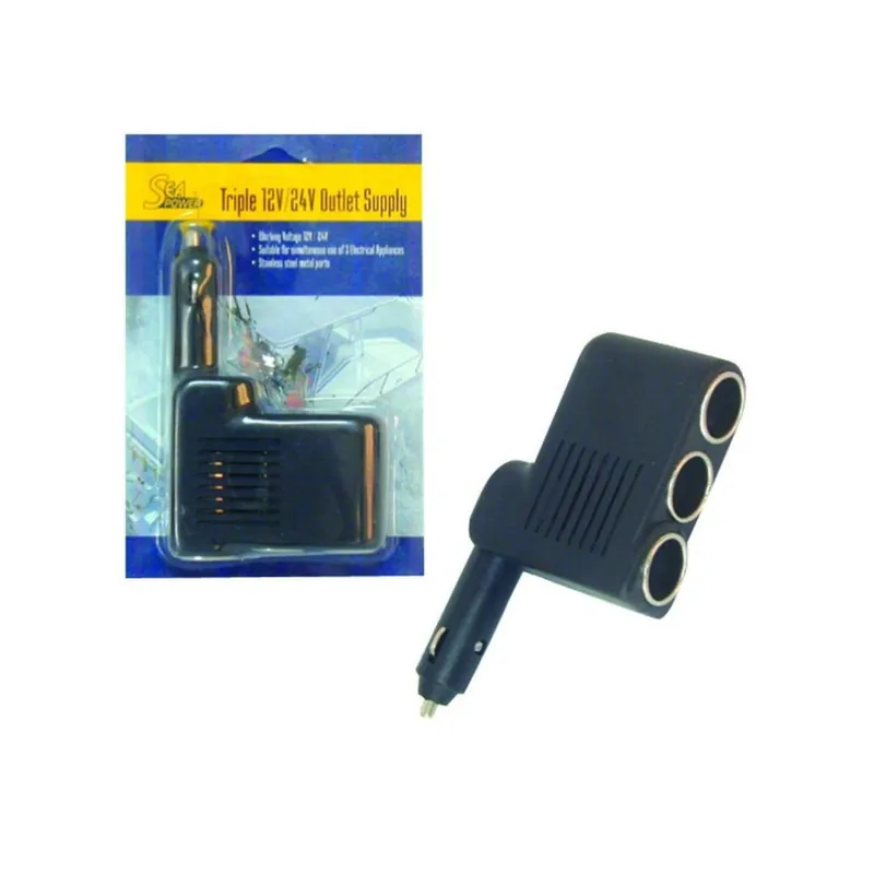 Adattatore triplo 12/24 V Alleen Vandaag