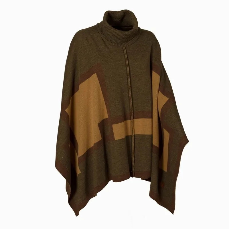 Actieprijs Poncho Pasión Morena Contraste Donna