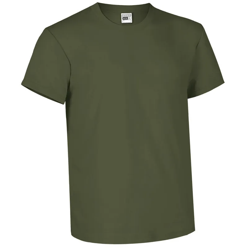 100% cotone T-shirt Verde Direct Verzonden