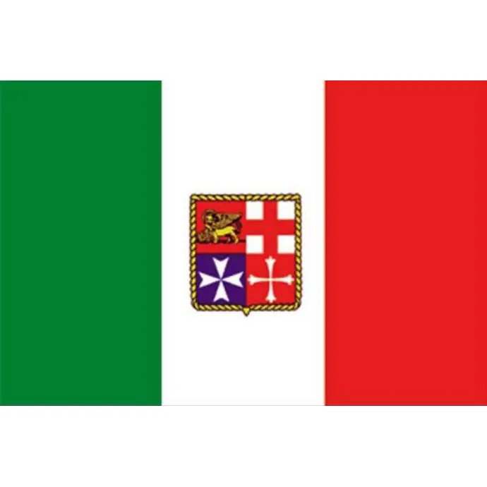 Beperkt Aanbod Bandiera nautica italiana in poliestere resistente. 7 misure da 20x30c