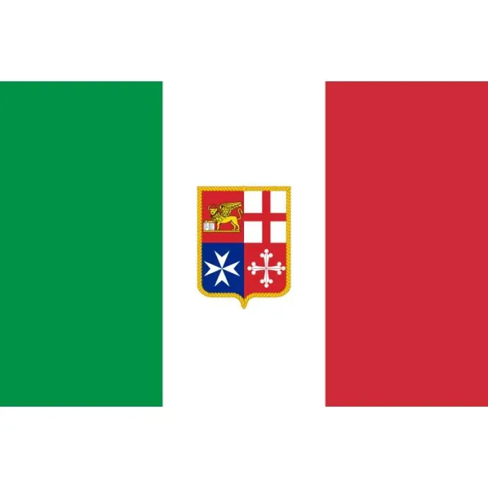 Adesivo Gommato Bandiera Italiana per Gommone PVC e Hypalon 16x24 Uitverkoop