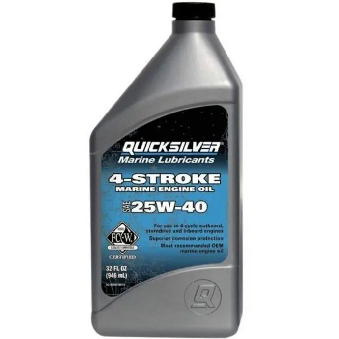 Voordeelprijs Quicksilver 25W-40 Olio 4 Tempi Fuoribordo