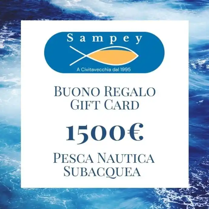 Buono Regalo 1500 per Pesca, Subacquea, Nautica - Acquista Online Nieuw