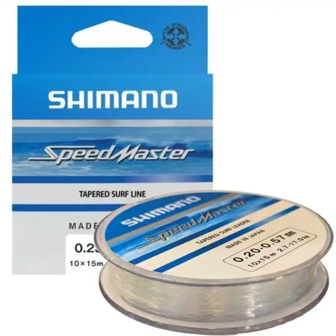 Shock Leader Conico Shimano Speedmaster Surf Taper 0.20-0.57mm Meest Verkocht