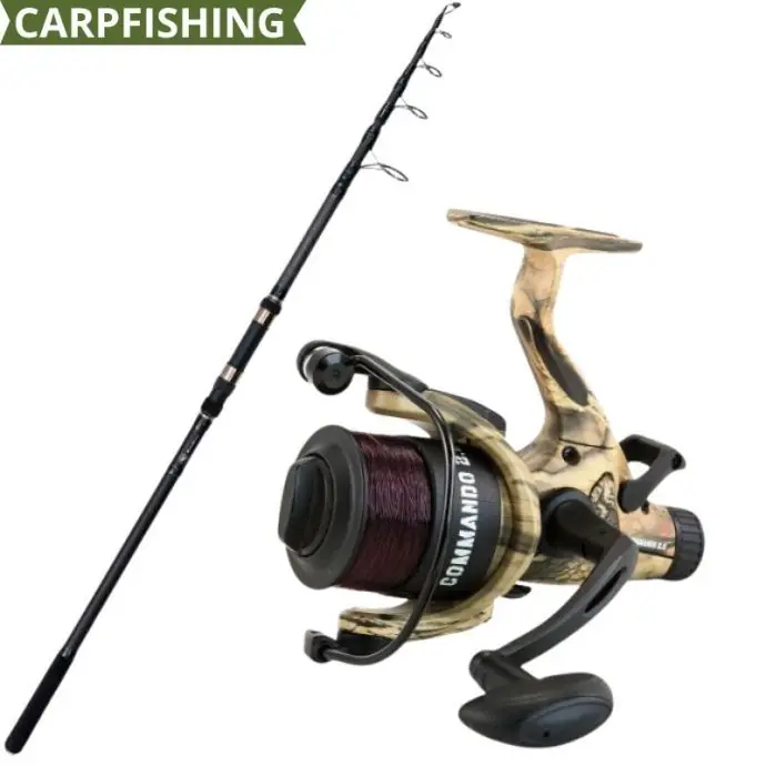 Kit Carpfishing Canna Telecarp 3.5 lbs + Mulinello 6000 Hete Deal