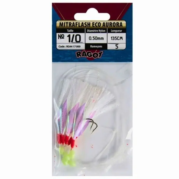 Bestel Nu Sabiki Ragot Mitraflash Eco Aurora 5 Ami 1/0